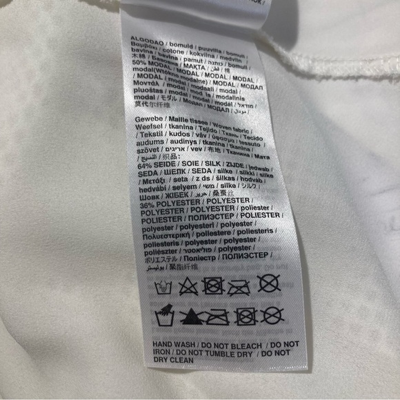 LUISA CERANO Sz 8 Mesh Gold Stripe Sleeveless Raw Edge Hem Long Line Top - Picture 9 of 12